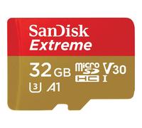 SanDisk Extreme - Carte mémoire flash - 32 Go - A1 / Video Class V30 / UHS-I U3 / Class10 - microSDHC UHS-I