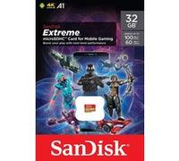 SanDisk - Carte SDHC Extreme - 32 Go - A1/V30/U3 - 100 Mo/s - pour jeux mobiles