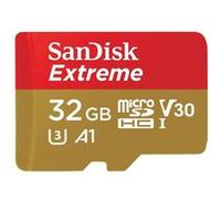 SanDisk Extreme - Carte mémoire flash (adaptateur microSDHC - SD inclus(e)) - 32 Go - Video Class V30 / UHS Class 3 / Class10 - microSDHC UHS-I G