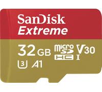 SanDisk Extreme - Carte mémoire flash - 32 Go - A1 / Video Class V30 / UHS-I U3 / Class10 - microSDHC UHS-I G
