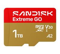 SanDisk Carte microSDXC Extreme GO 1 To — UHS‑I A2 U3 V30 240/160 Mo/s pour Android, action et jeux