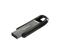 SanDisk Extreme Go 256 Go Flash Drive, Clé USB 3.2, des vitesses allant jusqu'à 395 Mo/s, 180 Mo/s en écriture, RescuePRO Deluxe, Protection par mot de passe, boîtier en métal haut de gamme