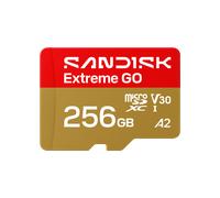 Carte microSD - SANDISK - Extreme GO - 256 Go - UHS-I 240 Mo/s - U3 V30 A2