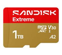 SanDisk Extreme MicroSD 1 To V30 A2 R190/W90 avec adaptateur