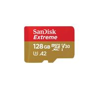 SanDisk Extreme MicroSDXC 128 Go UHS-I U3 V30 Classe 10 Lecture 160Mo/s Écriture 90Mo/s Résistante aux chocs, eau et rayons X