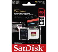 Sandisk Extreme Microsdxc 256 Gb 190/130 Mb/S Uhs-I U3 Memory Card (Sdsqxav-256G-Gn6Ma)