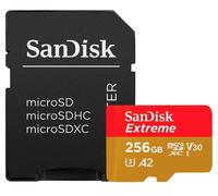 Sandisk Extreme PLUS microSDXC UHS-I - 256Go + Adapt SD