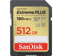 SanDisk Extreme PLUS 512GB SDXC 190MB/s UHS-I (SDSDXWV-512G-GNCIN)