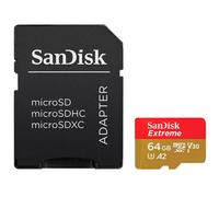 SANDISK Carte Micro SDXC 64GB (200MB/s) + Adapt