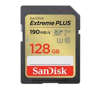 SanDisk Extreme PLUS Carte SDXC 128 GB UHS-I résistance aux chocs, étanche