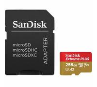 Sandisk Extreme PLUS microSDXC UHS-I - 256Go + Adapt SD