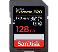 SANDISK Carte SDXC Extreme Pro 128GB V30 UHS-1 (170MB/s) (Class 10)