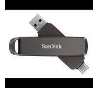 SanDisk Extreme PRO 256 Go USB Type-C / Type-A 3.2 Gen 2, Lecture 1000 Mo/s, Écriture 900 Mo/s, Format Pivotant, Compatible Windows 10+ / macOS v12+