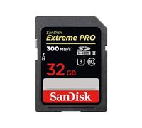 Carte mémoire SDHC SanDisk Extreme PRO UHS-II 32 Go Noir, Gris, Rouge, Jaune, Blanc E