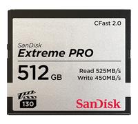 Carte mémoire Extreme Pro CompactFlash CFast 2.0 512 Go - SANDISK - VPG-130