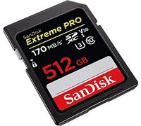 SanDisk Extreme PRO 512GB SDXC Memory Card up to 170MB/s, UHS-1, Class 10, U3, V30