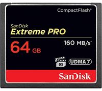 SanDisk Extreme Pro 64 GB 160 MB/s CompactFlash Memory Card - Black/Gold/Red