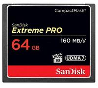 SanDisk Extreme Pro 64 Go Carte mémoire CompactFlash UDMA7 SDCFXPS-064G-X46