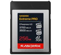 SANDISK Extreme Pro Carte CFexpress 4.0 Type B 256 Go (PCIe Gen 4, Jusqu’à 3700 Mo/s en Lecture, VPG800/400,Compatible avec Une Gamme de caméras cinéma et Hybrides) Noir