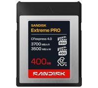 SANDISK Extreme Pro Carte CFexpress 4.0 Type B 400 Go (PCIe Gen 4, Jusqu’à 3700 Mo/s en Lecture, VPG800/400, Compatible avec Une Gamme de caméras cinéma et Hybrides) Noir