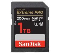 SanDisk Extreme Pro - Carte mémoire flash - 1 To - Video Class V30 / UHS-I U3 / Class10 - SDXC UHS-I
