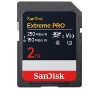 SanDisk Carte mémoire SDXC Extreme PRO 2 To V30 UHS-I U3 Class 10