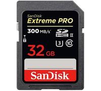 SANDISK Extreme Pro - Carte mémoire flash - 32 Go - UHS-II U3 / Class10 - 1733x/2000x - SDHC UHS-II