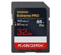 SanDisk Extreme PRO - Carte mémoire flash - 32 Go - Video Class V30 / UHS-I - SDHC UHS-I
