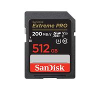 SanDisk Extreme Pro - Carte mémoire flash - 512 Go - Video Class V30 / UHS-I U3 / Class10 - SDXC UHS-I