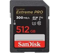 Extreme PRO - Carte mémoire flash - 512 Go - Video Class V90 / UHS-II U3 / Class10 - 1733x/2000x - SDXC UHS-II