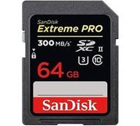 SanDisk Extreme Pro - Carte mémoire flash - 64 Go - UHS-II U3 / Class10 - 1733x/2000x - SDXC UHS-II G