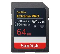 SanDisk Extreme PRO - Carte mémoire flash - 64 Go - Video Class V90 / UHS-II U3 / Class10 - SDXC UHS-II