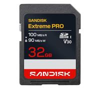 SanDisk Extreme PRO - Carte mémoire flash - 32 Go - Video Class V30 / UHS-I - SDHC UHS-I