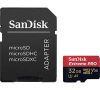 SanDisk Extreme® Pro Carte microSDHC 32 GB Class 10, UHS-I, UHS-Class 3, v30 Video Speed Class avec