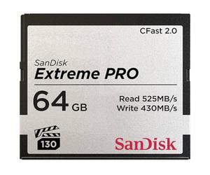 SanDisk Extreme PRO CFast 2.0 Memory Card, 64 GB