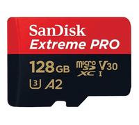 SanDisk Extreme Pro - Carte mémoire flash - 128 Go - A2 / Video Class V30 / UHS-I U3 / Class10 - microSDXC UHS-I G