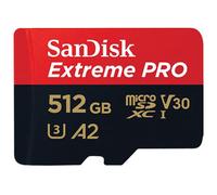 Sandisk Extreme PRO microSDXC UHS-I - 512Go + Adapt SD