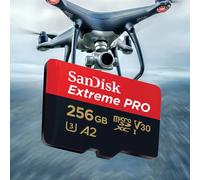 SanDisk Extreme PRO microSDXC UHS-I carte 64GB 128GB 256GB carte mémoire A2 C10 U3 V30 4K UHD carte vidéo TF lecture jusqu'à 200 M/s