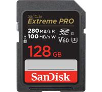 SanDisk Extreme Pro SDXC 128GB UHS-II V60 R280MB/s W150MB/s SDSDXEP-128G-GN4IN