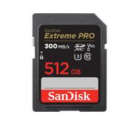 Extreme PRO - Carte mémoire flash - 512 Go - Video Class V90 / UHS-II U3 / Class10 - 1733x/2000x - SDXC UHS-II