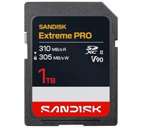 SANDISK Extreme Pro UHS-II V90 Carte SD de 256 Go (Vitesses de Lecture Jusqu’à 310 Mo/s, Vitesses d’écriture Jusqu’à 304 Mo/s, Compatible avec Les appareils Photo Reflex numériques et Hybrides)