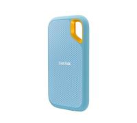 SanDisk Extreme SDSSDE61-2T00-G25B Disque SSD Externe Portable jusqu'à 1050 Mo/s, USB-C, USB 3.2 Gen 2, IP65 résistant à l'eau et à la poussière, micrologiciel mis à Jour Bleu Ciel