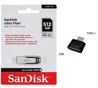 SANDISK Clé USB Ultra Flair - 64Gb - 3.0 - Gris