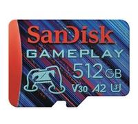 SanDisk 512Go Gameplay microSDXC, carte micro sd pour Jeu sur Smartphone/Console Portable, jusqu'à 190 Mo/s, pour Jeu avec graphique AAA-/3D-/VR- sophistiqués, vidéos 4K-UHD, A2, U3