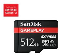 GamePlay - Carte mémoire flash - 512 Go - UHS-I U3 - microSDXC UHS-I