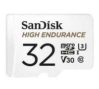 SanDisk High Endurance, 32 Go, MicroSDHC, Classe 10, UHS-I, 100 Mo/s, 40 Mo/s SDSQQNR-032G-GN6IA