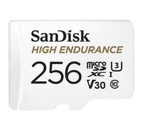 Carte mémoire flash High Endurance - SANDISK - 256 Go - Video Class V30 / UHS-I U3 / Class10