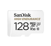 SanDisk High Endurance MicroSDXC 128Go UHS-I U3 V30 Classe 10 - Lecture 100Mo/s, Écriture 40Mo/s, Résistante aux chocs et température