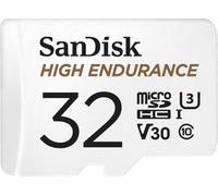 SanDisk High Endurance Monitoring Carte microSDHC 32 GB Class 10, UHS-I, UHS-Class 3, v30 Video Speed Class avec adaptateur SD