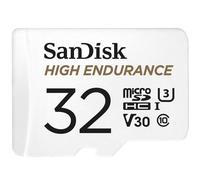 SanDisk HIGH ENDURANCE Video Monitoring for Dashcams & Home Monitoring 32 GB mic
